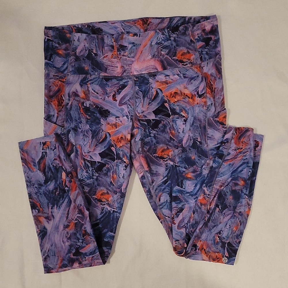 Lululemon Colorful Abstract Print Leggings - Picture 7 of 7